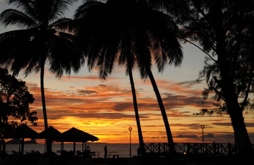 Sunset at Damai Beach